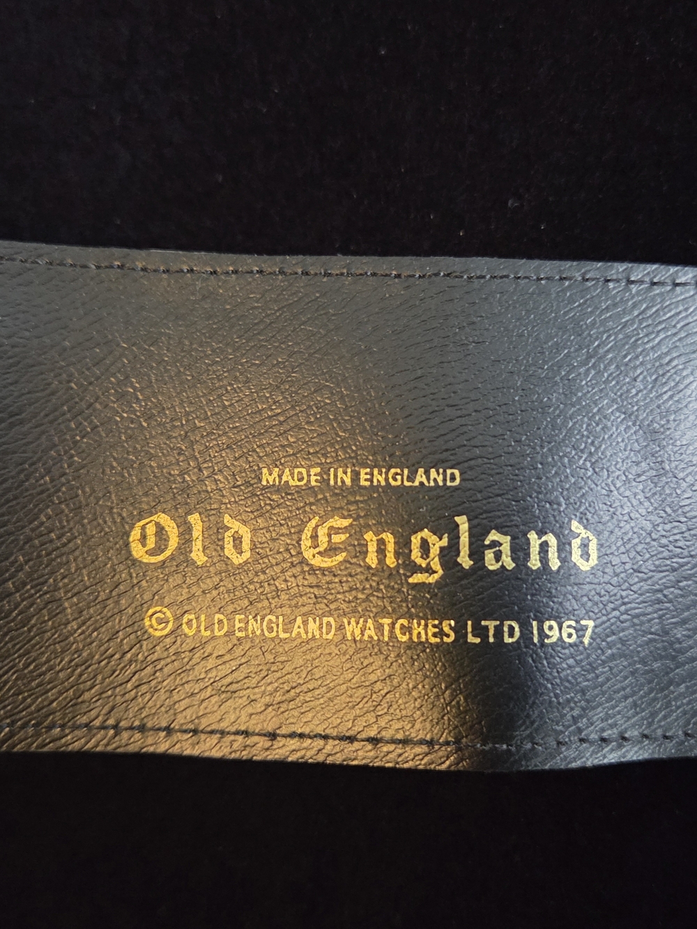 Vintage Black Suede Belt with Decorative Watch Face Buckle - Picture 8 of 16